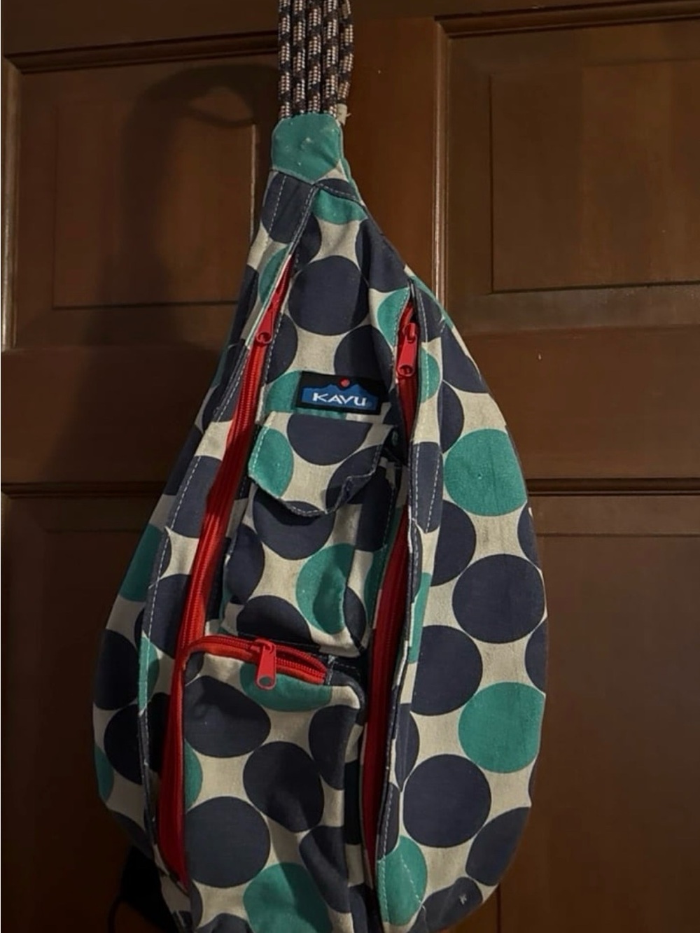 Kavu Got Dots Rope Sling  Bag 5 Compartment